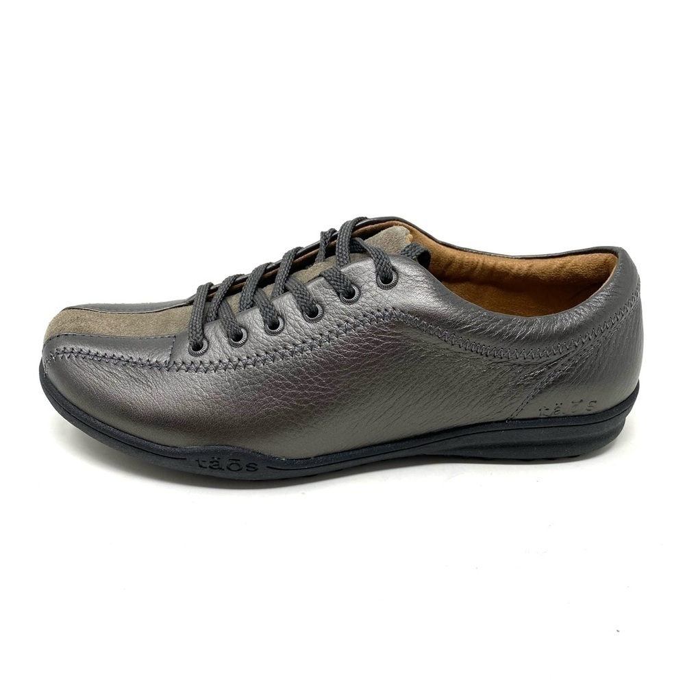 Taos Stealth lace up sneaker Pewter Metallic